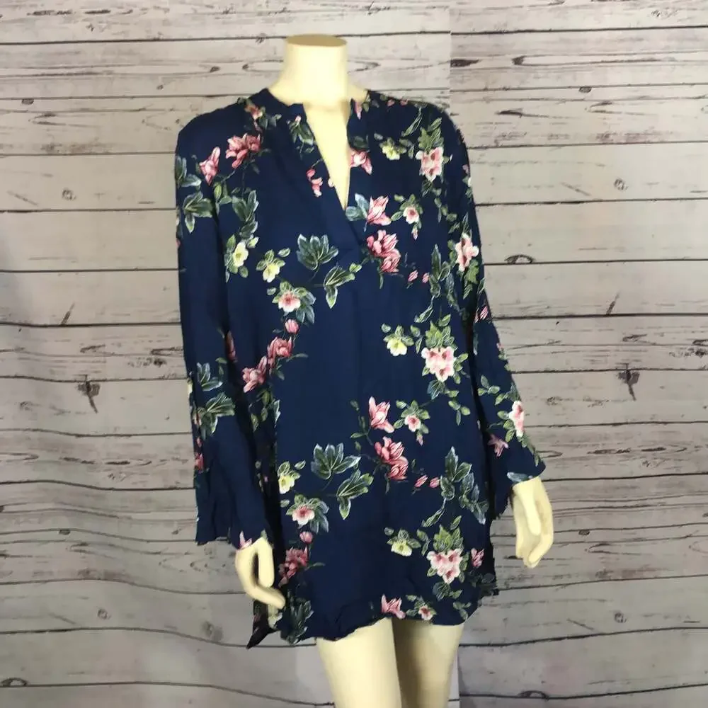 NWT BLOOM BY JONQUIL Floral Sleep Shirt size XL